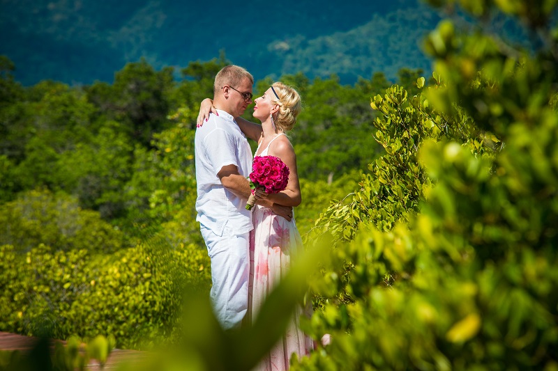 Эко свадьба на острове в Тайланде