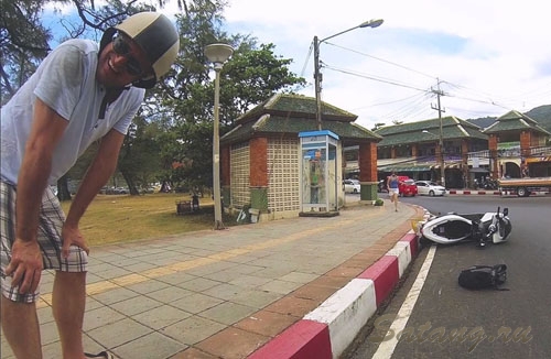 Упал со скутера в Таиланде - что делать?!